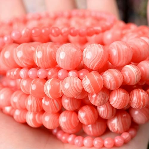 Natursteinperlen, Lava-Jaspis, Tigerauge, Quarz, Achate, runde lose Perlen zur Schmuckherstellung, DIY-Armbandzubehör, 4–12 mm, Rhodochrosit, 12 mm, ca. 30 Perlen Natursteinperlen, Lava-Jaspis, Tigerauge, Quarz, Achate, runde lose Perlen zur Schmuckherstellung, DIY-Armbandzubehör, 4–12 mm, Rhodochrosit, 12 mm, ca. 30 Perlen von VIEPGJ