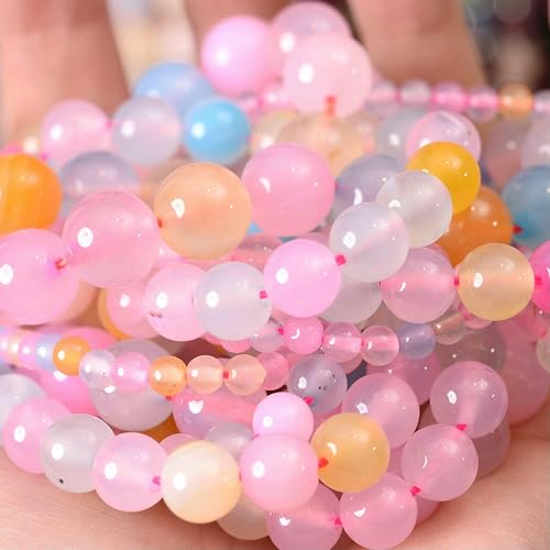Natursteinperlen, Lava-Jaspis, Tigerauge, Quarz-Achat, runde lose Perlen zur Schmuckherstellung, DIY-Armbandzubehör, 4–12 mm, Morgan-Achat, 12 mm, ca. 30 Perlen Natursteinperlen, Lava-Jaspis, Tigerauge, Quarz-Achat, runde lose Perlen zur Schmuckherstellung, DIY-Armbandzubehör, 4–12 mm, Morgan-Achat, 12 mm, ca. 30 Perlen von VIEPGJ