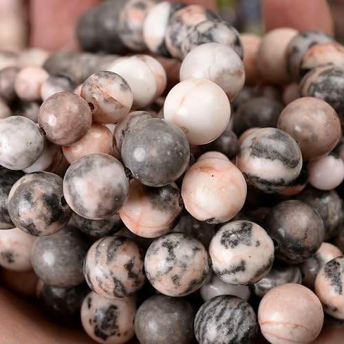 Natursteinperlen, Lava-Jaspis, Tigerauge, Quarz-Achat, runde lose Perlen zur Schmuckherstellung, DIY-Armbandzubehör, 4–12 mm, rosa Zebra, 12 mm, ca. 30 Perlen Natursteinperlen, Lava-Jaspis, Tigerauge, Quarz-Achat, runde lose Perlen zur Schmuckherstellung, DIY-Armbandzubehör, 4–12 mm, rosa Zebra, 12 mm, ca. 30 Perlen von VIEPGJ
