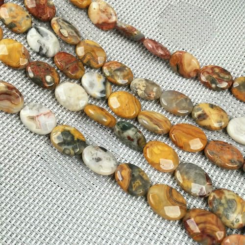 Natursteinperlen, facettierte ovale Form, Edelstein-Isolationsperlen, lose Perlen zur Schmuckherstellung, DIY-Halsketten, Armbandzubehör – verrückter Achat – 12 x 16 mm Natursteinperlen, facettierte ovale Form, Edelstein-Isolationsperlen, lose Perlen zur Schmuckherstellung, DIY-Halsketten, Armbandzubehör – verrückter Achat – 12 x 16 mm von VIEPGJ