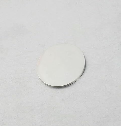 Neue 20 Stück 22/25 mm runde Scheiben-Charms, spiegelpolierter Edelstahl-Charms für die DIY-Herstellung von Schriftzügen, Halsketten, Schlüsselanhängern, Ohrringen – 25 mm Stahl Neue 20 Stück 22/25 mm runde Scheiben-Charms, spiegelpolierter Edelstahl-Charms für die DIY-Herstellung von Schriftzügen, Halsketten, Schlüsselanhängern, Ohrringen – 25 mm Stahl von VIEPGJ