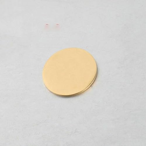 Neue 20 Stück 22/25 mm runde Scheiben-Charms, spiegelpolierter Edelstahl-Charms für die DIY-Herstellung von Schriftzügen, Halsketten, Schlüsselanhängern und Ohrringen, 22 mm Gold Neue 20 Stück 22/25 mm runde Scheiben-Charms, spiegelpolierter Edelstahl-Charms für die DIY-Herstellung von Schriftzügen, Halsketten, Schlüsselanhängern und Ohrringen, 22 mm Gold von VIEPGJ