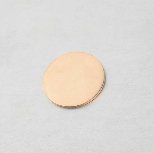 Neue 20 Stück 22/25 mm runde Scheiben-Charms, spiegelpolierter Edelstahl-Charms für die DIY-Herstellung von Schriftzügen, Halsketten, Schlüsselanhängern und Ohrringen – 25 mm Roségold Neue 20 Stück 22/25 mm runde Scheiben-Charms, spiegelpolierter Edelstahl-Charms für die DIY-Herstellung von Schriftzügen, Halsketten, Schlüsselanhängern und Ohrringen – 25 mm Roségold von VIEPGJ