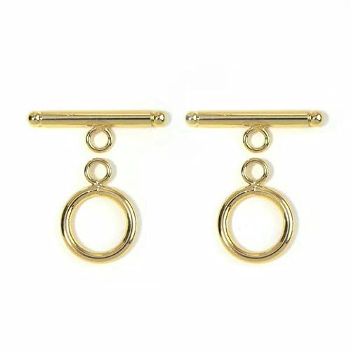 Neue unregelmäßig gebogene OT-Verschlüsse Knebelverschlüsse Verbinder für Armband Halskette Basteln Schmuckherstellung Zubehör Großhandel-Kupfer 4 Sets_d von VIEPGJ