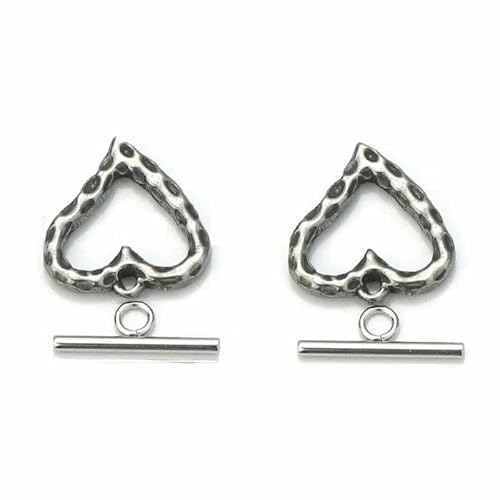 Neue unregelmäßig gebogene OT-Verschlüsse Knebelverschlüsse Verbinder für Armband Halskette Basteln Schmuckherstellung Zubehör Großhandel-Stahl 4 Sets_a Neue unregelmäßig gebogene OT-Verschlüsse Knebelverschlüsse Verbinder für Armband Halskette Basteln Schmuckherstellung Zubehör Großhandel-Stahl 4 Sets_a von VIEPGJ