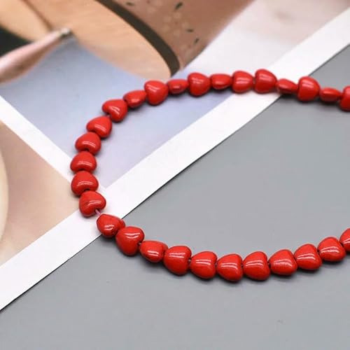 Rot-gelbe Herz-Stile, natürliche Türkis-Perlen, leuchtende Farbe, Herzform, lose Abstandsperlen für die Schmuckherstellung, DIY, 3–8 mm, 48 Stück Rot-gelbe Herz-Stile, natürliche Türkis-Perlen, leuchtende Farbe, Herzform, lose Abstandsperlen für die Schmuckherstellung, DIY, 3–8 mm, 48 Stück von VIEPGJ