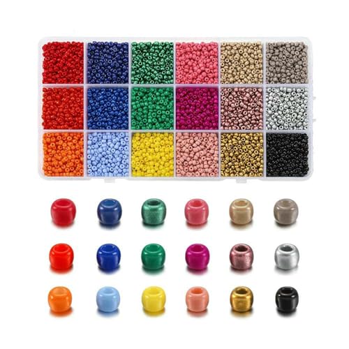 Set 2/3,0 mm gemischte Farben Charm Tschechische Glasperlen Lose Abstandsperlen für DIY Halskette Ohrringe Ringe Schmuckherstellung Zubehör-Set 11 von VIEPGJ