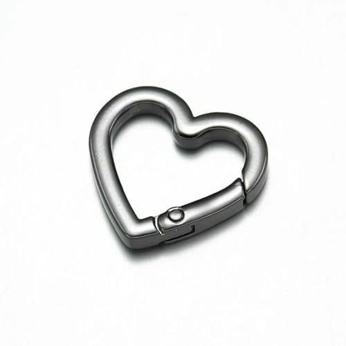 Stück Herz-Karabinerhaken-Clip Karabiner-Anschlussverschluss für DIY-Schlüsselhalter, Schlüsselanhänger, Schmuckherstellung, Handtasche, Bastelzubehör, GB 21 x 21 Stück Herz-Karabinerhaken-Clip Karabiner-Anschlussverschluss für DIY-Schlüsselhalter, Schlüsselanhänger, Schmuckherstellung, Handtasche, Bastelzubehör, GB 21 x 21 von VIEPGJ