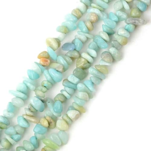 Unregelmäßige Freeform-Chip-Kiesperlen, Naturstein, Amethyste, Tigerauge-Perlen zur Schmuckherstellung, 3–5–8–12 mm, DIY-Halskette, 40,6 cm, Amazonit, 3–5 mm, 40,6 cm Unregelmäßige Freeform-Chip-Kiesperlen, Naturstein, Amethyste, Tigerauge-Perlen zur Schmuckherstellung, 3–5–8–12 mm, DIY-Halskette, 40,6 cm, Amazonit, 3–5 mm, 40,6 cm von VIEPGJ