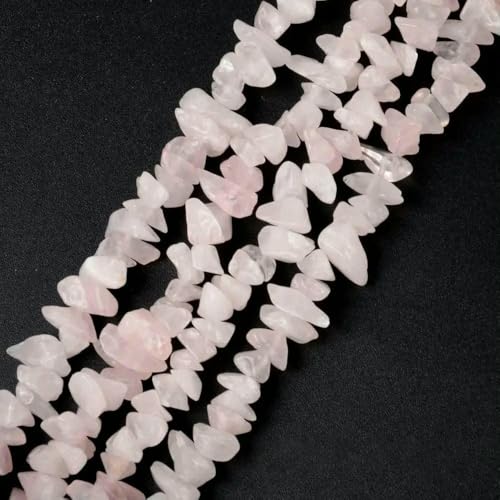Unregelmäßige Freeform-Chip-Kiesperlen, Naturstein, Amethyste, Tigerauge-Perlen zur Schmuckherstellung, 3–5–8–12 mm, DIY-Halskette, 40,6 cm, Rosenquarz, 5–8 mm, 40,6 cm Unregelmäßige Freeform-Chip-Kiesperlen, Naturstein, Amethyste, Tigerauge-Perlen zur Schmuckherstellung, 3–5–8–12 mm, DIY-Halskette, 40,6 cm, Rosenquarz, 5–8 mm, 40,6 cm von VIEPGJ