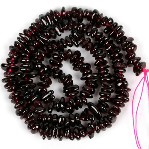 Unregelmäßige Freeform-Chip-Kiesperlen, Naturstein, Amethyste, Tigerauge-Perlen zur Schmuckherstellung, 3–5–8–12 mm, DIY-Halskette, 40,6 cm, Roter Granat, 8–12 mm, 40,6 cm Unregelmäßige Freeform-Chip-Kiesperlen, Naturstein, Amethyste, Tigerauge-Perlen zur Schmuckherstellung, 3–5–8–12 mm, DIY-Halskette, 40,6 cm, Roter Granat, 8–12 mm, 40,6 cm von VIEPGJ