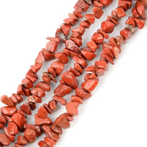 Unregelmäßige Freeform-Chip-Kiesperlen, Naturstein, Amethyste, Tigerauge-Perlen zur Schmuckherstellung, 3–5–8–12 mm, DIY-Halskette, 40,6 cm, Roter Jaspis, 3–5 mm, 40,6 cm Unregelmäßige Freeform-Chip-Kiesperlen, Naturstein, Amethyste, Tigerauge-Perlen zur Schmuckherstellung, 3–5–8–12 mm, DIY-Halskette, 40,6 cm, Roter Jaspis, 3–5 mm, 40,6 cm von VIEPGJ