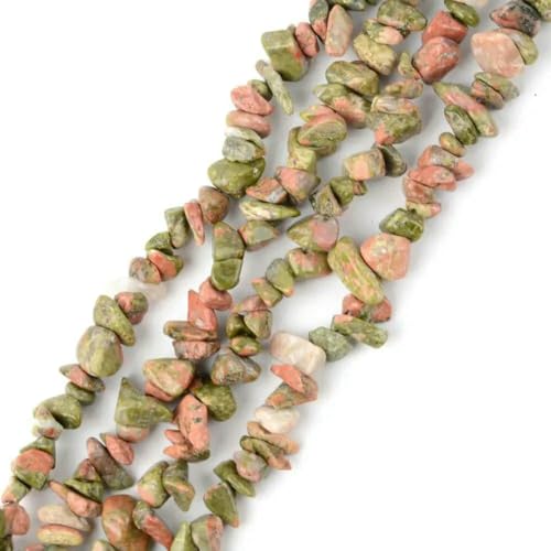 Unregelmäßige Freeform-Chip-Kiesperlen, Naturstein, Amethyste, Tigerauge-Perlen zur Schmuckherstellung, 3–5–8–12 mm, DIY-Halskette, 40,6 cm, Unakit, 8–12 mm, 40,6 cm Unregelmäßige Freeform-Chip-Kiesperlen, Naturstein, Amethyste, Tigerauge-Perlen zur Schmuckherstellung, 3–5–8–12 mm, DIY-Halskette, 40,6 cm, Unakit, 8–12 mm, 40,6 cm von VIEPGJ