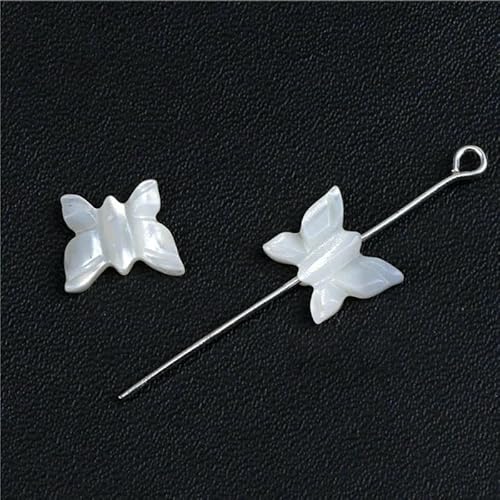 Weiße natürliche Perlmutt-Muschelperlen, geschnitzte Rosenblüten-Anhänger, DIY-Muschelperlen zur Schmuckherstellung, Accessoire-Anhänger, Schmetterling, 9–11 mm, 1 Stück Weiße natürliche Perlmutt-Muschelperlen, geschnitzte Rosenblüten-Anhänger, DIY-Muschelperlen zur Schmuckherstellung, Accessoire-Anhänger, Schmetterling, 9–11 mm, 1 Stück von VIEPGJ