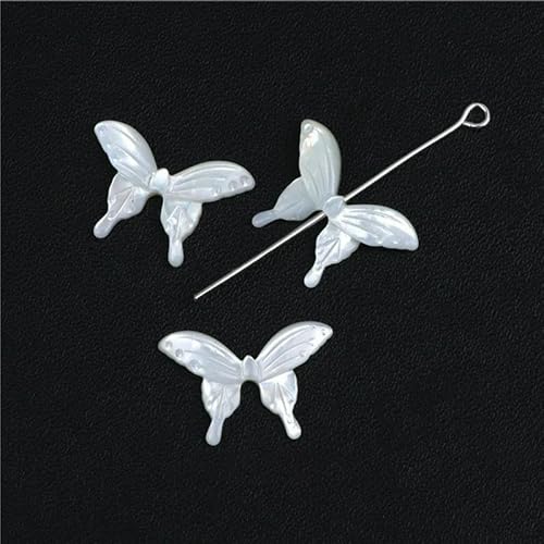 Weiße natürliche Perlmutt-Muschelperlen, geschnitzte Rosenblüten-Anhänger, DIY-Muschelperlen zur Schmuckherstellung, Zubehör-Anhänger, Schmetterling, 14–20 mm, a, 1 Stück Weiße natürliche Perlmutt-Muschelperlen, geschnitzte Rosenblüten-Anhänger, DIY-Muschelperlen zur Schmuckherstellung, Zubehör-Anhänger, Schmetterling, 14–20 mm, a, 1 Stück von VIEPGJ