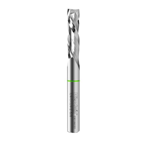 VIERDWIN 1/4-Zoll-Schaft-Kompressionsspiralfräser, 2,5 cm Schnittlänge, 2-5/8 Zoll OAL, Hartmetall-CNC-Fräser-Bit für Holzbearbeitung, Sperrholz, Schlitzschneiden und Gravieren VIERDWIN 1/4-Zoll-Schaft-Kompressionsspiralfräser, 2,5 cm Schnittlänge, 2-5/8 Zoll OAL, Hartmetall-CNC-Fräser-Bit für Holzbearbeitung, Sperrholz, Schlitzschneiden und Gravieren von VIERDWIN