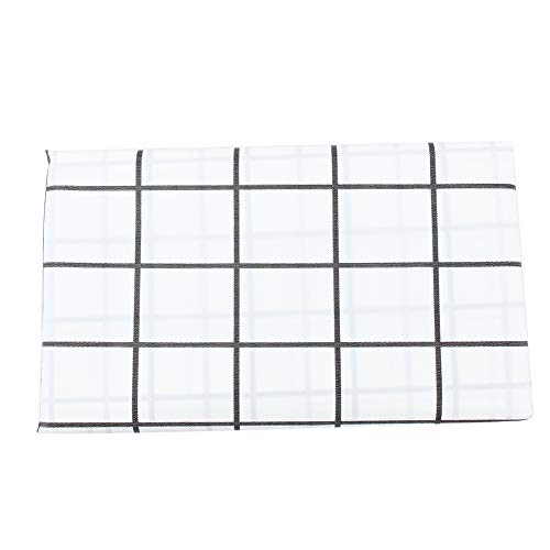 PVC-Öl-Beweis Küche Tischdecke Tischdecke Tischdecke Abdeckung schwarz & weiß Plaid für zu Hause Essen PVC 137x90cm PVC-Öl-Beweis Küche Tischdecke Tischdecke Tischdecke Abdeckung schwarz & weiß Plaid für zu Hause Essen PVC 137x90cm von VIFERR