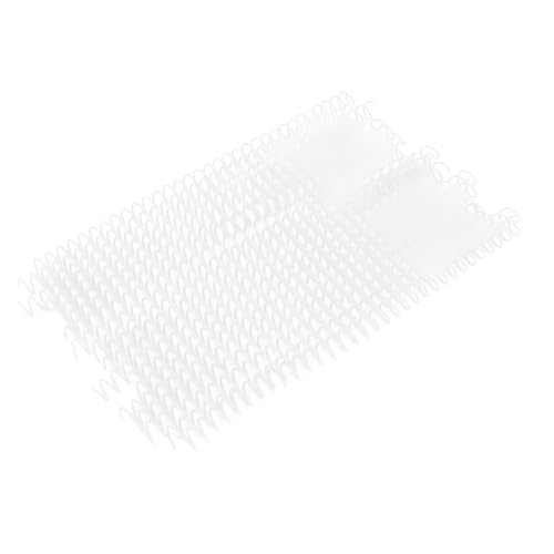 VIFERR Kunststoff Bindering, 20 Stück 30 Loch Loseblatt Kammbindering Federspiralringe Kamm-Binderücken für Loseblatt A4 Papier Notizbuch Album Büro Schule (11 mm - Weiß) von VIFERR