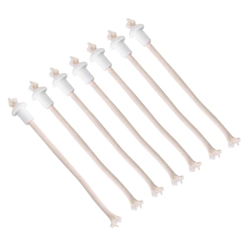 VIFERR Öllaterne Docht 7pcs Baumwolle Öllampe Docht Kerosin Docht Kerze Brenner Dochte für Keramikhalter Fackel Weinflasche Öl Kerze Lampe Fiberglas VIFERR Öllaterne Docht 7pcs Baumwolle Öllampe Docht Kerosin Docht Kerze Brenner Dochte für Keramikhalter Fackel Weinflasche Öl Kerze Lampe Fiberglas von VIFERR