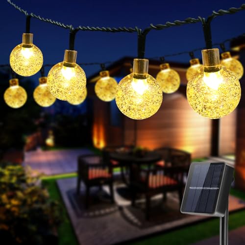 VIFLYKOO Solar Lichterkette Aussen Wetterfest, 18M 100 LED Bunt Lichterkette Außen Solar, 8 Modi IP65 Wasserdicht Solarlichterkette Außen für Garten,Terrasse, Balkon, Hof, Party, Weihnachten Deko von VIFLYKOO