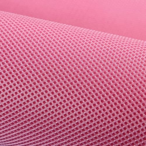 1 x 1,5 m verdickter Sandwich-Mesh-Stoff, Sitzbezug, atmungsaktiv, Schuhe, Hut, Tasche, Sofa, Stoff, Netzstoff, Sofaschuhe, Rohmaterial (Rosa) von VIGAN