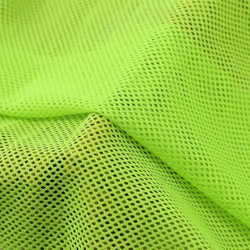 1MX1.5M Atmungsaktive Netzstoffe für Sofa Gaze Vorhang T-Shirts Sportbekleidung Mesh Tuch Material DIY Sitzbezug Sportschuhe Taschen (Fluoreszierendes Grün) von VIGAN