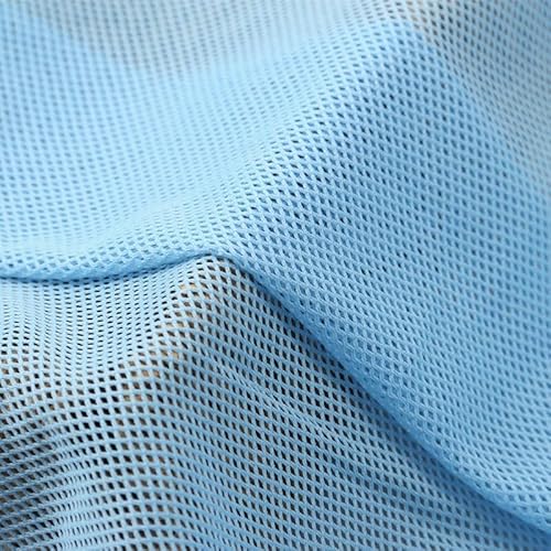 1MX1.5M Atmungsaktive Netzstoffe für Sofa Gaze Vorhang T-Shirts Sportbekleidung Mesh Tuch Material DIY Sitzbezug Sportschuhe Taschen (Hellblau) von VIGAN