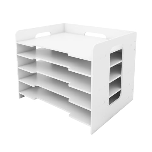 Schreibtisch-Organizer, Banette, Ordnungsmappe, Briefablage, Organizer, A4-Papier, Ablagefächer, Ordner, für Büro zu Hause, 33,5 x 25,5 x 28 cm Schreibtisch-Organizer, Banette, Ordnungsmappe, Briefablage, Organizer, A4-Papier, Ablagefächer, Ordner, für Büro zu Hause, 33,5 x 25,5 x 28 cm von VIIROUD