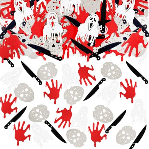 Halloween Deko Konfetti Groß, 100 Stück Halloween Dekoration Confetti, Tischdeko Halloween Party Konfetti, Halloween Streudeko Tisch Deko, Halloween Party Dekorationen Horror Deko Confetti Halloween Deko Konfetti Groß, 100 Stück Halloween Dekoration Confetti, Tischdeko Halloween Party Konfetti, Halloween Streudeko Tisch Deko, Halloween Party Dekorationen Horror Deko Confetti von VIKY