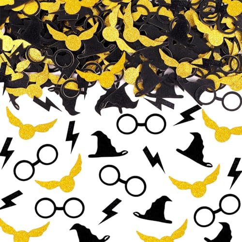 VIKY® Glitter Magier Konfetti Geburtstag, 100 Stück Wizard Streudeko Geburtstag, Tischdeko Geburtstag Deko, Wizard Confetti für Geburtstag Party Deko, Kindergeburtstag Deko, Magic Theme Party Supplies von VIKY