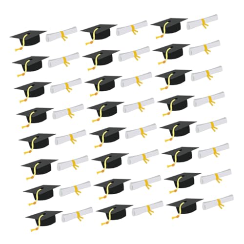 VILLCASE 1 Packung Doktorhut Konfetti Grad Tischkonfetti 2025 Konfetti - Der Klasse 2025 Abschlusskappentabelle Klasse 2025-party College Party Confetti Papier von VILLCASE