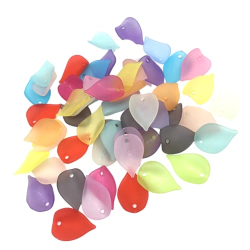 VILLCASE 1 Packung Frosted Flower Perlen Blattform für Diy Schmuckherstellung für Ohrringe und Armbänder von VILLCASE