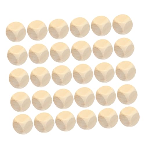VILLCASE 1 Packung Spielplatz Sandpool Holzkörner Mini-holzblöcke Kleine Holzwürfel Holzspielzeugblöcke Leere Holzklötze Quadratischer Bastelwürfel Aus Holz Sortierwürfel Lotusbaum Beige von VILLCASE