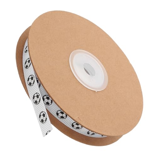 VILLCASE 1 Rolle Fußball Ripsband für Bastelarbeiten Hochwertiges Geschenkband mit Fußballmotiv Yards für Diy Geschenkverpackungen und Kreative Dekorationen VILLCASE 1 Rolle Fußball Ripsband für Bastelarbeiten Hochwertiges Geschenkband mit Fußballmotiv Yards für Diy Geschenkverpackungen und Kreative Dekorationen von VILLCASE