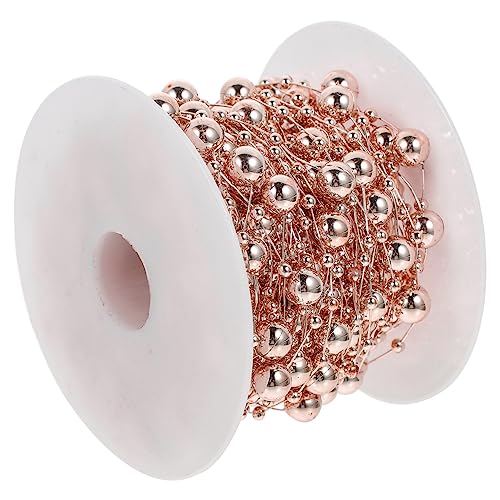 VILLCASE 1 Rolle Perlenkette für Diy Schmuckherstellung Gold Silber Beschichtete Kette für Brautschmuck Hochzeitsdekoration und Kreative Projekte Einfach Zuschneidbar und Tragbar Sicher und VILLCASE 1 Rolle Perlenkette für Diy Schmuckherstellung Gold Silber Beschichtete Kette für Brautschmuck Hochzeitsdekoration und Kreative Projekte Einfach Zuschneidbar und Tragbar Sicher und von VILLCASE