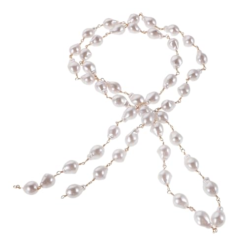 VILLCASE 1 Rolle Perlenkette für Schmuckherstellung Handgefertigte Ketten für Diy und Modeaccessoires für Hochzeiten und Besondere Anlässe VILLCASE 1 Rolle Perlenkette für Schmuckherstellung Handgefertigte Ketten für Diy und Modeaccessoires für Hochzeiten und Besondere Anlässe von VILLCASE