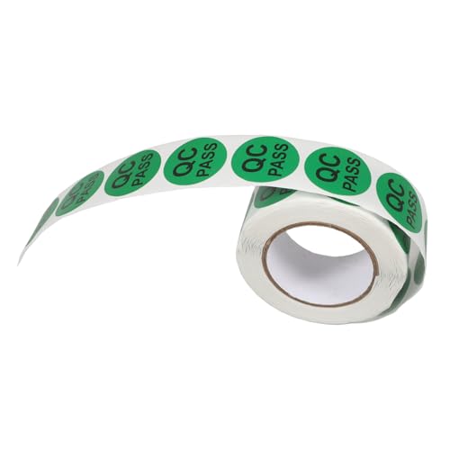 VILLCASE 1 Rolle Runde Qualitätskontrollaufkleber Qc Pass Aufkleber für Lagerbestand Selbstklebende Qualitätssicherungsetiketten zur Kennzeichnung Geprüfter Produkte für Effektive VILLCASE 1 Rolle Runde Qualitätskontrollaufkleber Qc Pass Aufkleber für Lagerbestand Selbstklebende Qualitätssicherungsetiketten zur Kennzeichnung Geprüfter Produkte für Effektive von VILLCASE