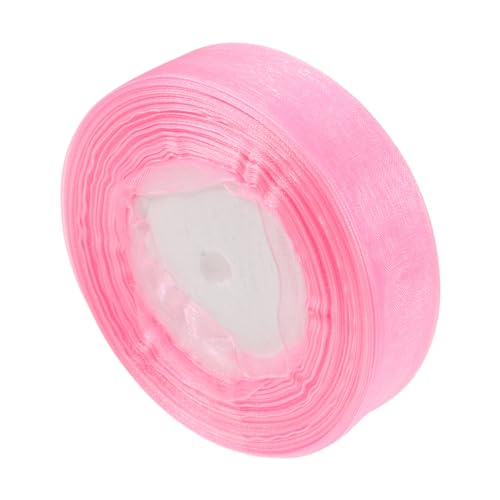 VILLCASE 1 Rolle Verpackungsband Frühlingsblumenband Organza-satinband Valentinsband Bandhalsband Blumensträuße, Die Bänder Einwickeln Dekorative Wickelbänder Werkzeugband Rosa Chiffon VILLCASE 1 Rolle Verpackungsband Frühlingsblumenband Organza-satinband Valentinsband Bandhalsband Blumensträuße, Die Bänder Einwickeln Dekorative Wickelbänder Werkzeugband Rosa Chiffon von VILLCASE