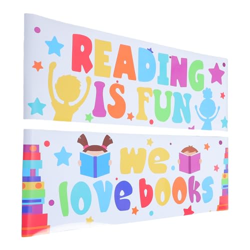 VILLCASE 1 Satz Bunte PVC Wandaufkleber für Lehrer und Schüler Abziehbare Motivationsbanner für Schulanfang VILLCASE 1 Satz Bunte PVC Wandaufkleber für Lehrer und Schüler Abziehbare Motivationsbanner für Schulanfang von VILLCASE