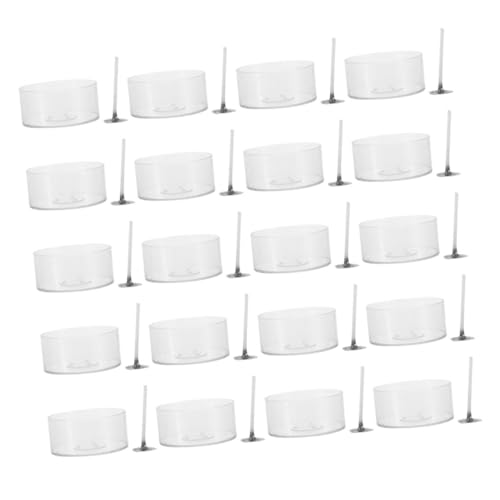 VILLCASE 1 Satz DIY Kerzenherstellung Kit Transparent Runde Kerzenformen mit Wachskernen Leeren Dosen für Kreative Heimdekoration und Familienaktivitäten VILLCASE 1 Satz DIY Kerzenherstellung Kit Transparent Runde Kerzenformen mit Wachskernen Leeren Dosen für Kreative Heimdekoration und Familienaktivitäten von VILLCASE