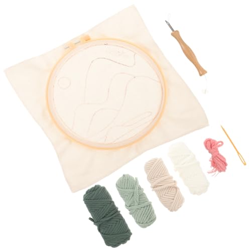 VILLCASE 1 Satz Diy Punch Needle Komplettes Stickerei für Anfänger mit Stickrahmen Hochwertiger und Holzstichwerkzeug für Kreative Bastelprojekte und Familienaktivitäten VILLCASE 1 Satz Diy Punch Needle Komplettes Stickerei für Anfänger mit Stickrahmen Hochwertiger und Holzstichwerkzeug für Kreative Bastelprojekte und Familienaktivitäten von VILLCASE