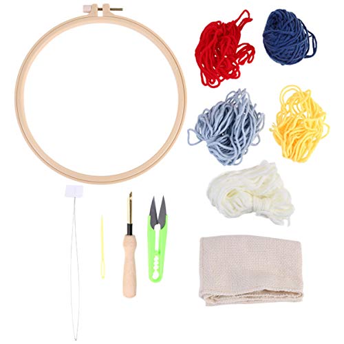 VILLCASE 1 Satz Diy Punch Stickerei Set für Holzgriff Sticknadel und Buntem Garn für Kreative Bastelprojekte zu Hause Leuchtturm Muster VILLCASE 1 Satz Diy Punch Stickerei Set für Holzgriff Sticknadel und Buntem Garn für Kreative Bastelprojekte zu Hause Leuchtturm Muster von VILLCASE