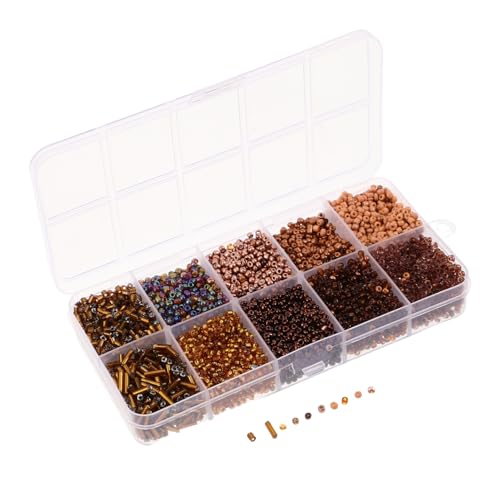 VILLCASE 1 Satz Farben Kleine Perlen für Schmuckherstellung Bastelbedarf für Diy Armbänder und VILLCASE 1 Satz Farben Kleine Perlen für Schmuckherstellung Bastelbedarf für Diy Armbänder und von VILLCASE