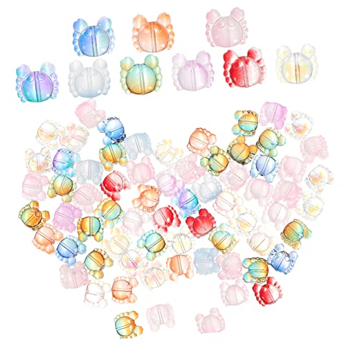 VILLCASE 1 Satz Glasperlen Krabbenperlen Armband Diy Perlen Schmuck Bastelbedarf Für Handarbeiten Und Geschenkideen 100 Stück VILLCASE 1 Satz Glasperlen Krabbenperlen Armband Diy Perlen Schmuck Bastelbedarf Für Handarbeiten Und Geschenkideen 100 Stück von VILLCASE
