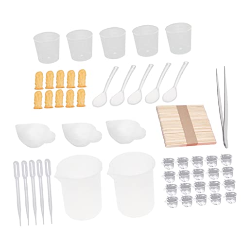 VILLCASE 1 Satz Klebewerkzeug Diy -material Kit Epoxid-werkzeugsatz Diy Bastelwerkzeuge Epoxid-material-kit Diy-werkzeug Aus Kunststoff Diy-epoxidharz-werkzeuge Diy-epoxy-kit Holz 101 Stück von VILLCASE