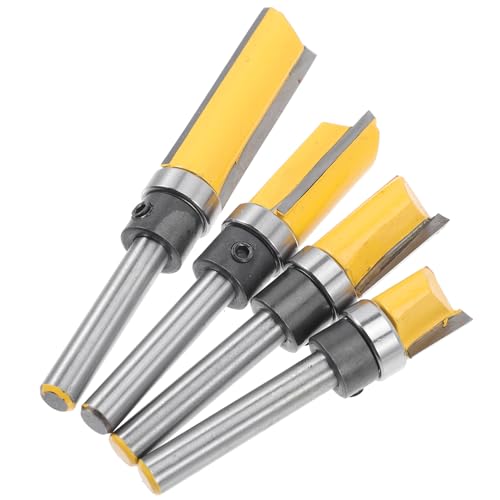 VILLCASE 1 Satz Lager Bündigfräser Holzbearbeitungswerkzeug Oberfräser Bündigfräser Fräser Kantenfräser Gravierfräser Schablonenführung Fräser Trimmfräser Edelstahl VILLCASE 1 Satz Lager Bündigfräser Holzbearbeitungswerkzeug Oberfräser Bündigfräser Fräser Kantenfräser Gravierfräser Schablonenführung Fräser Trimmfräser Edelstahl von VILLCASE