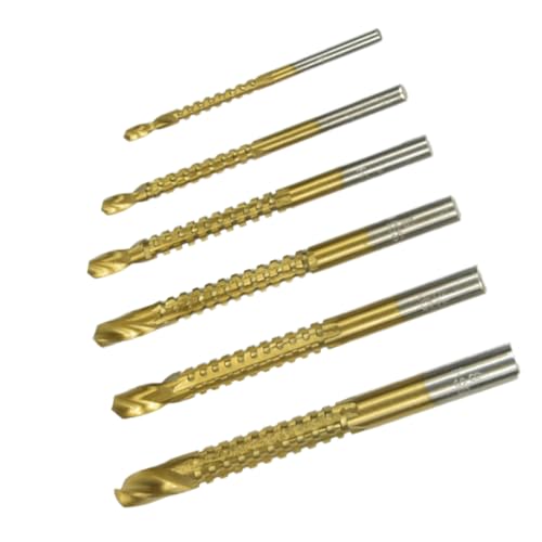 VILLCASE 1 Satz Langweilig Planke Schlüssel Zubehör Beschichtet Schnecke Spiralbohrer Hochgeschwindigkeitsbohrer Golden 6 Stück VILLCASE 1 Satz Langweilig Planke Schlüssel Zubehör Beschichtet Schnecke Spiralbohrer Hochgeschwindigkeitsbohrer Golden 6 Stück von VILLCASE