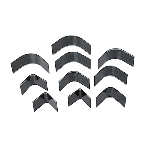 VILLCASE 1 Satz Ledermesser Schimmelpilzset Cutter Lederschneidewerkzeuge Diy Stanze Leder Schneidestempel Lederstanzwerkzeug Runder Schneidstempel Kunststoff-box Schwarz 10 Stück von VILLCASE