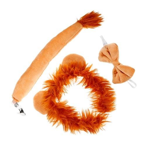 VILLCASE 1 Satz Löwen-Stirnband-Set Löwenkostüm für Kleinkinder Dschungeltier-Stirnbänder Tigerohren Wolfskostüm tierkostüme tier haarreif Cosplay-Versorgung kreativer Stoff VILLCASE 1 Satz Löwen-Stirnband-Set Löwenkostüm für Kleinkinder Dschungeltier-Stirnbänder Tigerohren Wolfskostüm tierkostüme tier haarreif Cosplay-Versorgung kreativer Stoff von VILLCASE