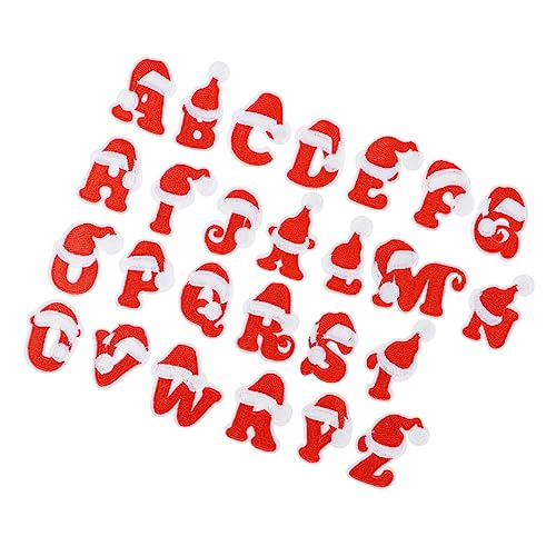 VILLCASE 1 Satz Männer Patches Weihnachtskopfbedeckung Hussen Weihnachten Kappe Weihnachten Weihnachtsapplikation Brief Tuch Flicken Für Bekleidung Flicken Für Jacken Filzstoff Rot 26 Stück VILLCASE 1 Satz Männer Patches Weihnachtskopfbedeckung Hussen Weihnachten Kappe Weihnachten Weihnachtsapplikation Brief Tuch Flicken Für Bekleidung Flicken Für Jacken Filzstoff Rot 26 Stück von VILLCASE